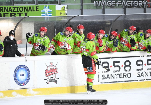 2022-04-02 Valpellice Bulldogs-Hockey Pine (2-1)